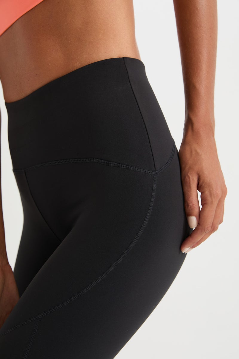 DeFacto Black Woman DeFactoFit Waist-Wrapping Leggings Casual - Image 5